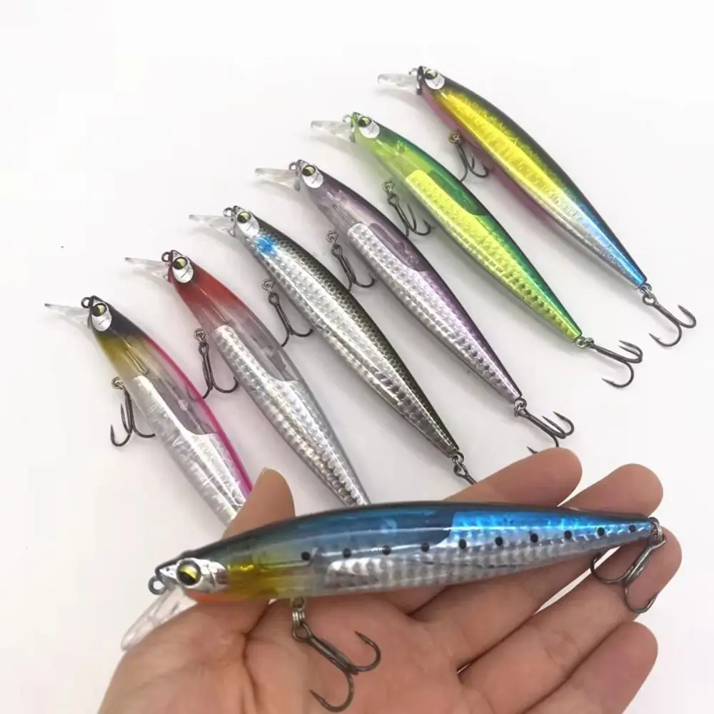 Nuevo Señuelo de pesca ABS 130mm 20g 6 colores señuelo de agua salada señuelo duro accesorios de pesca - imagen 5