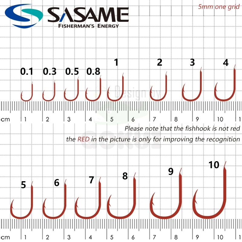 SASAME-anzuelo chino superafilado, anzuelo de pesca Original de Japón, de acero al carbono con púas, herramientas de pesca de carpa de agua salada - imagen 4