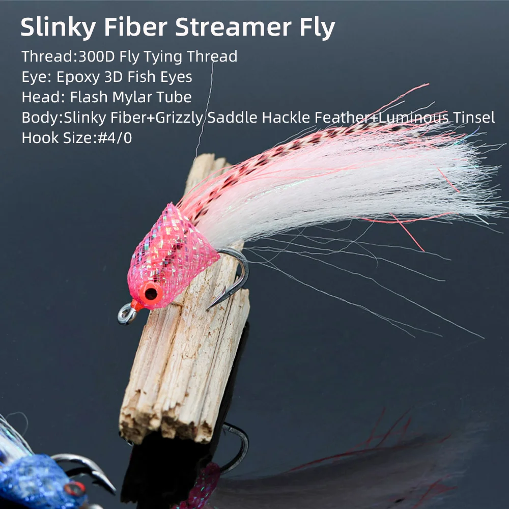 Wifreo Streamer con anzuelo de acero inoxidable y ojo 3D para trucha - imagen 4