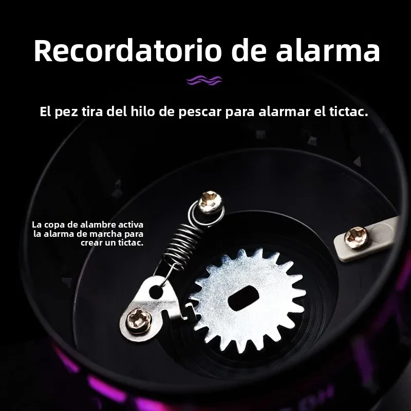 Carretes de pesca giratorios HP para agua salada, carrete de Metal de agua dulce/mango/engranaje, aparejos de pesca de carpa y trucha intercambiables izquierdo/derecho - imagen 4