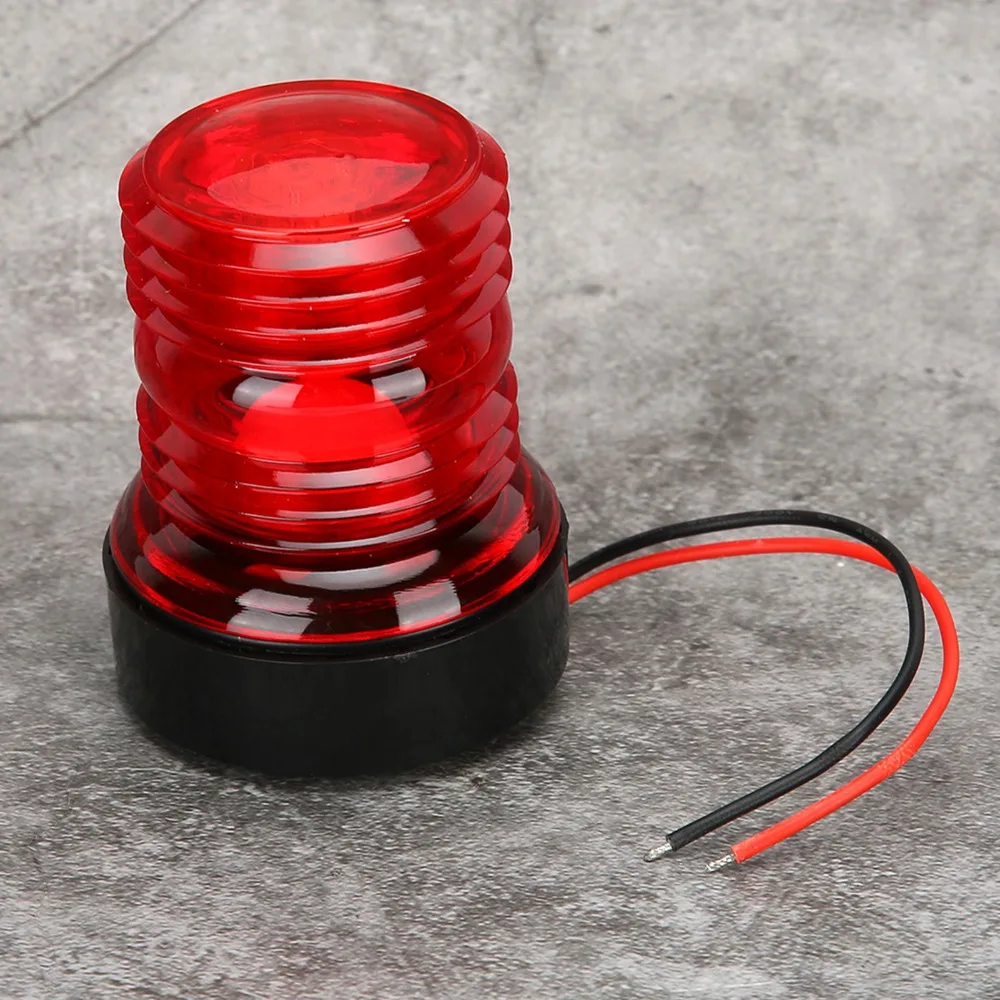 Luces laterales Lámpara de señal de 12 V Luz LED Luz de anclaje de 360 grados Luz de vela impermeable Marina - imagen 4