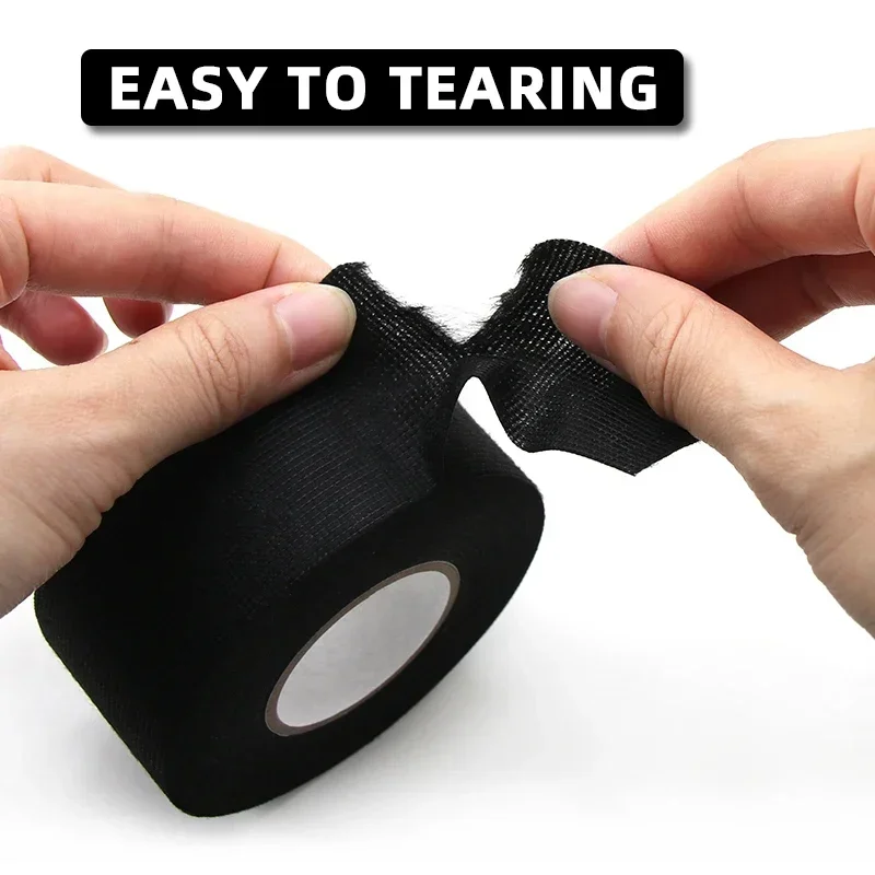 1/3/5 rollos de cinta adhesiva de tela resistente al calor, 9-50mm para cables automotrices, arnés, telar de cableado, cintas térmicas eléctricas - imagen 2