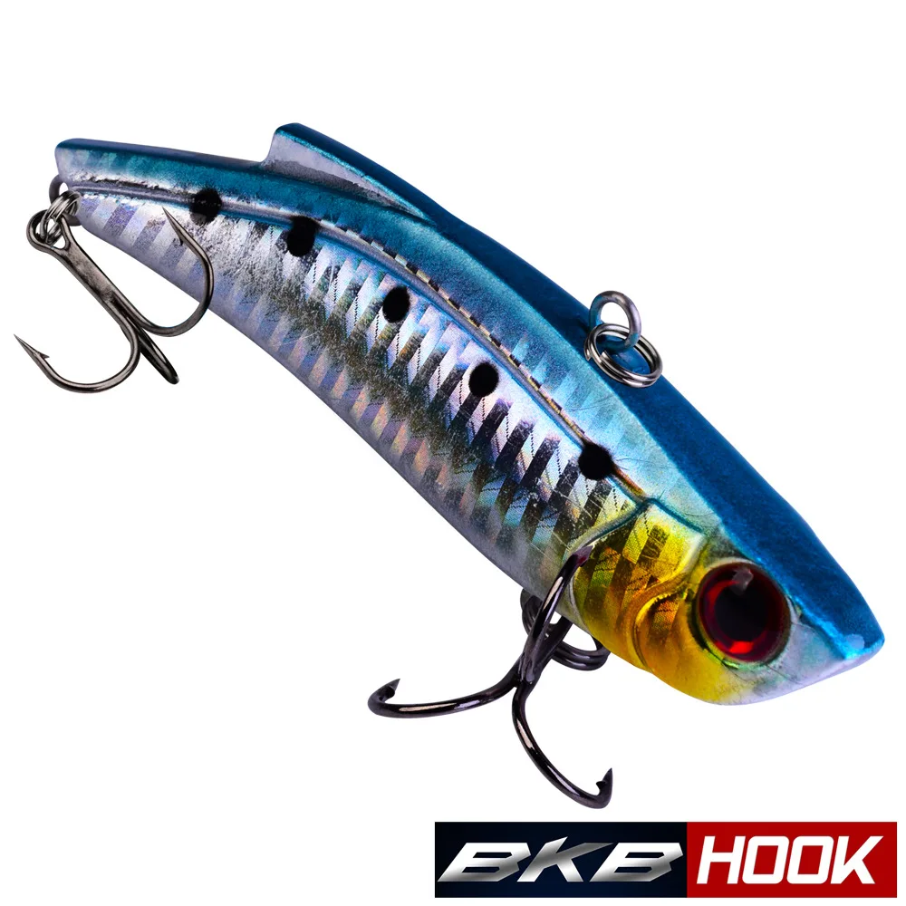 PROBEROS 1 Uds cebo Luya VIB 9cm/27,4g señuelo de pesca cuchara vibratoria cebos duros fregadero en agua placa de hierro pescado de plomo - imagen 2