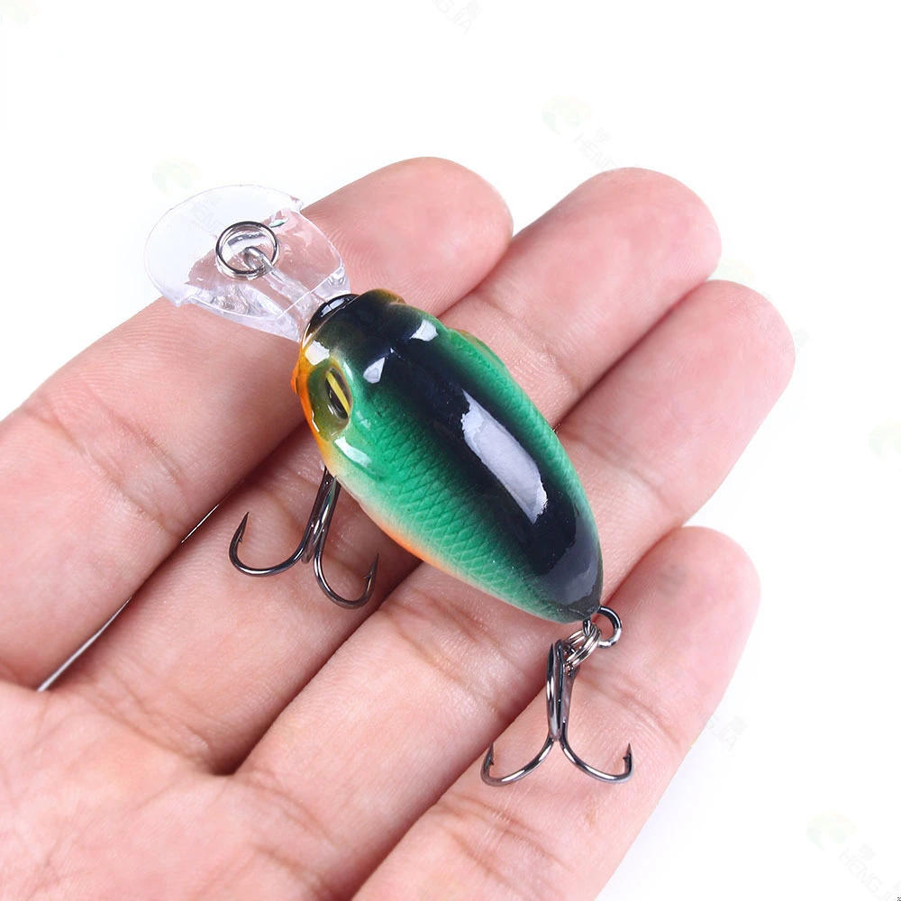 Jerkbait-Señuelos de Pesca de 6cm y 6,2g, cebo duro artificial para Lucio/lubina, Mini peces Wobblers, Crankbait, Pesca de carpa - imagen 2