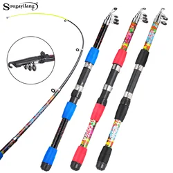 Caña Telescópica Spinning Sougayilang 1,8 m – Fibra de vidrio