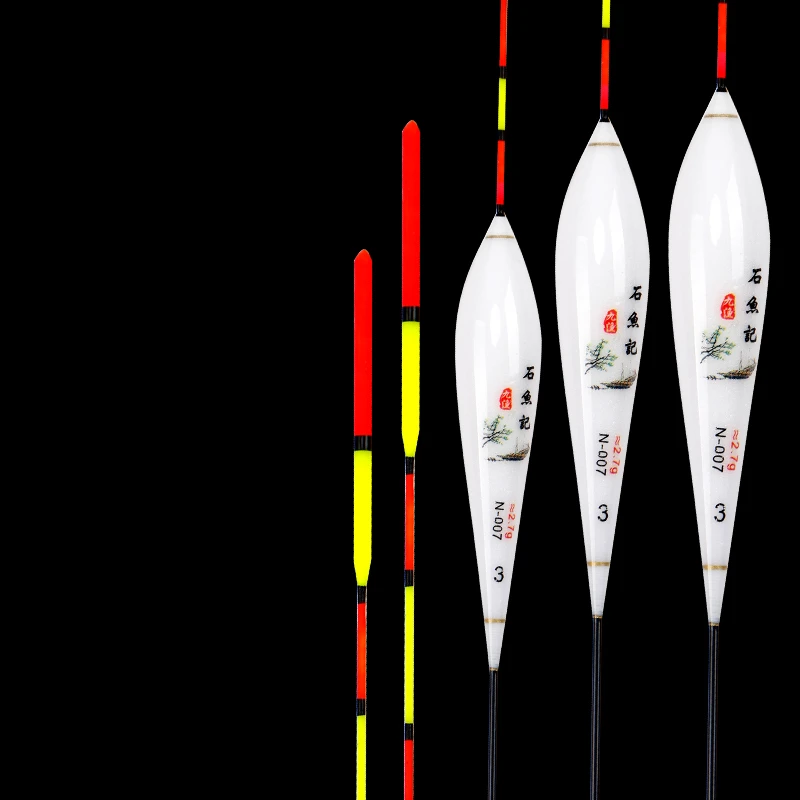 Boya Vertical Nano para pesca, flotador sensible a la carpa, de cola dura, llamativa, plateada - imagen 3