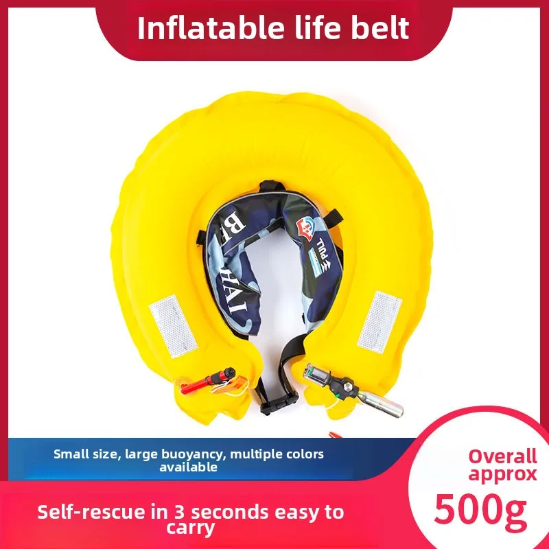 Chaleco Salvavidas Inflable Automático Profesional para Pesca Adultos - imagen 2