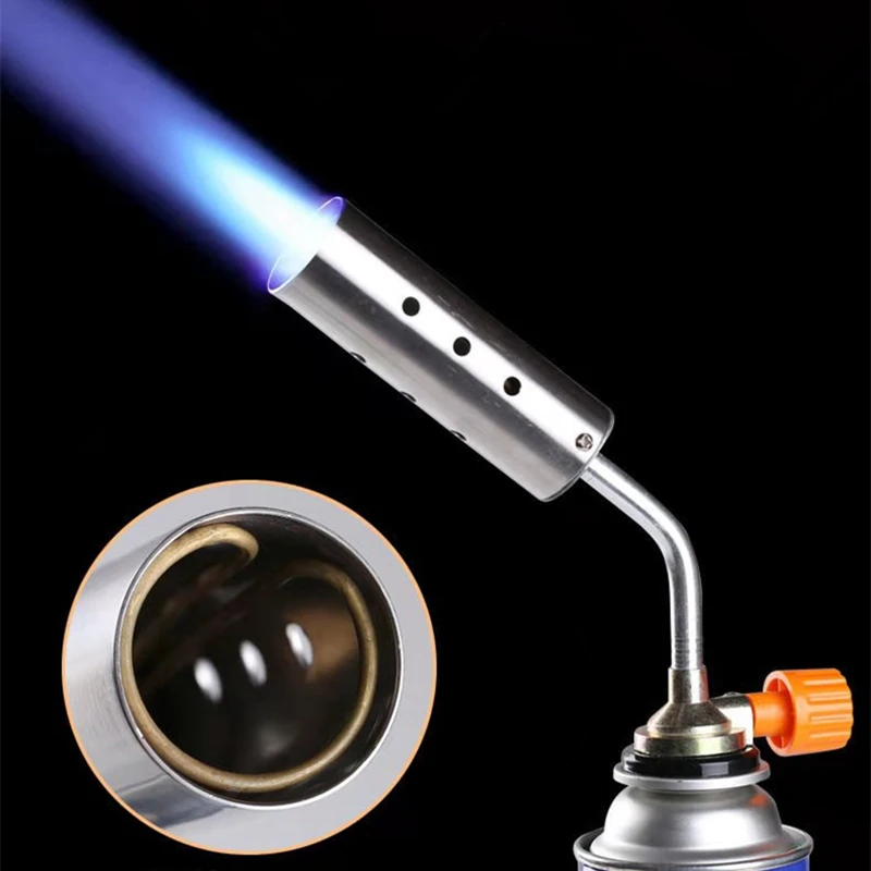 Lanzallamas de Cassette para exteriores, para hornear, barbacoa, Camping, pistola de ignición de carbón, resistencia a altas temperaturas - imagen 5