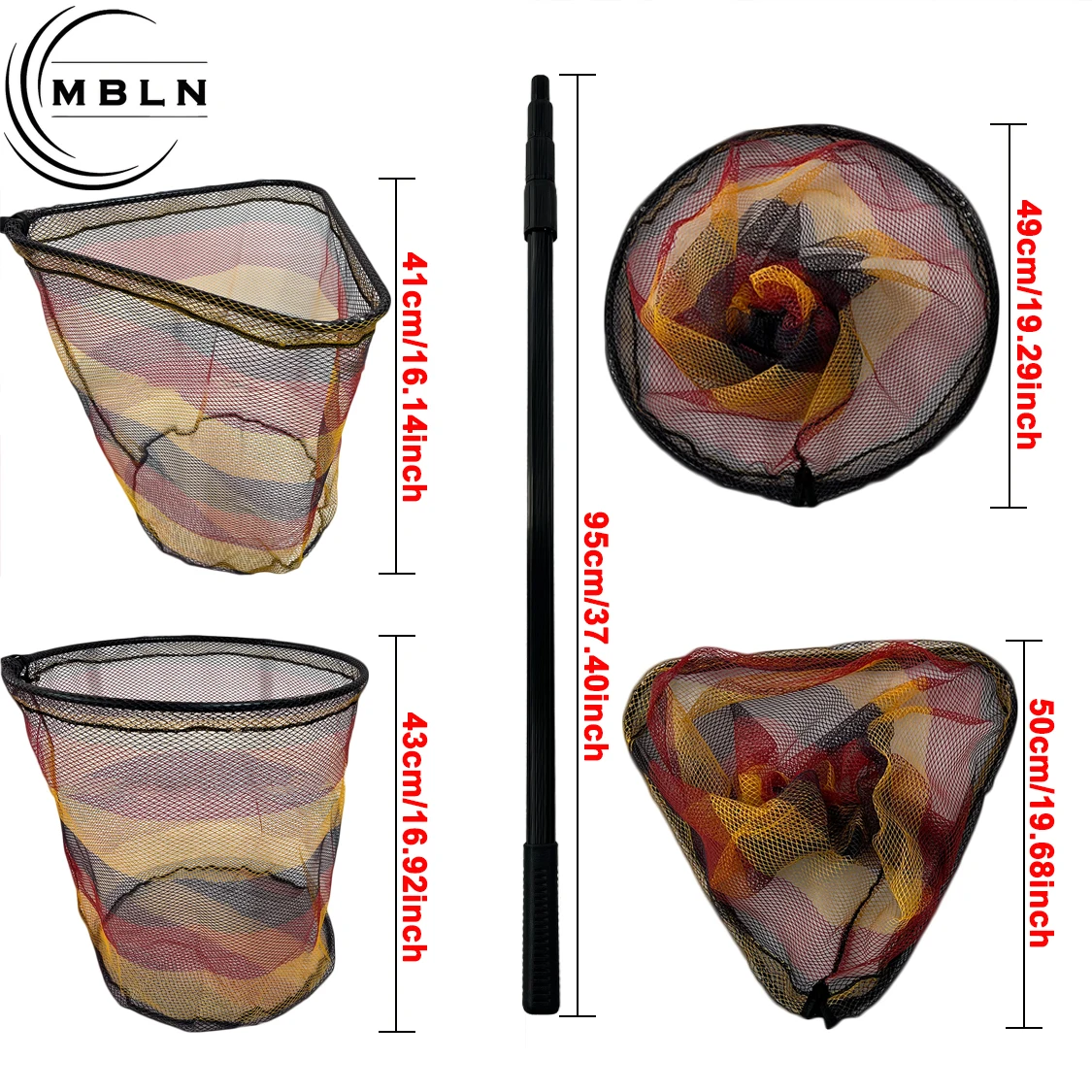 Red de pesca plegable en aleación de aluminio – bolsa reforzada - imagen 3