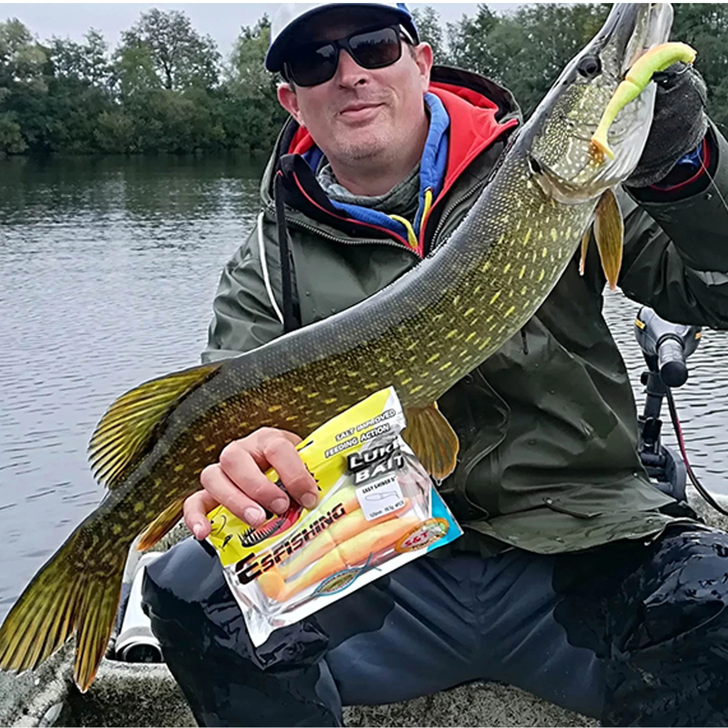 Easy Shiner KESFISHING – Señuelo blando de silicona para lubina y lucio - imagen 5