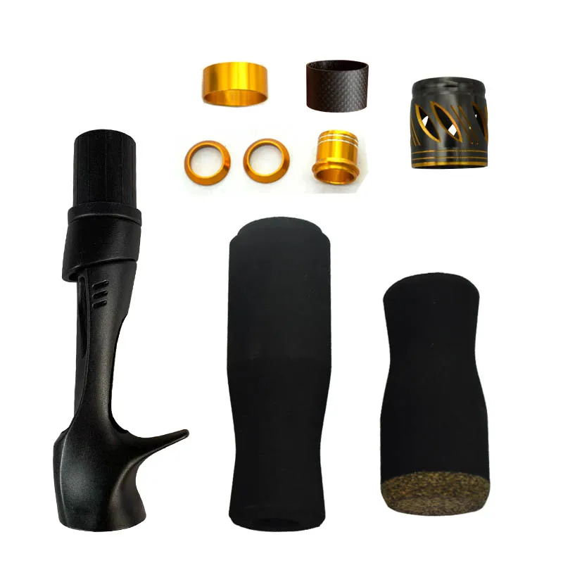 Juego combinado de agarre de mango EVA, asiento de carrete y control de bobinado, caña de pescar, accesorios de construcción DIY, nuevo, 2022 - imagen 2