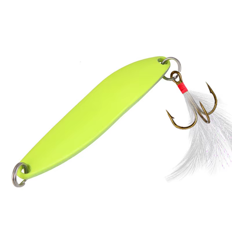 Cucharas giratorias Salix con plumas – Set de 2 señuelos - imagen 5