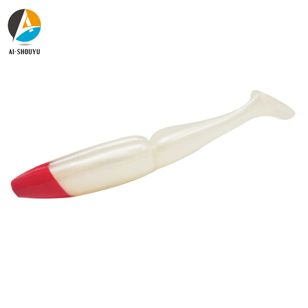 Señuelo de vinilo AI-SHOUYU Easy Shiner Shad – Cola en T 110mm - imagen 4