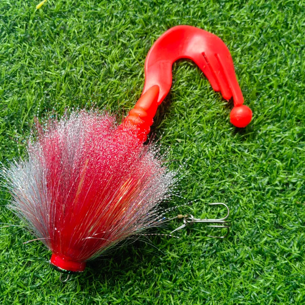MUKUN-señuelo de depredador de agua salada y dulce, Streamer de gran juego, ojos de pez 3D para trucha, Lucio, lubina almizclada, Señuelos de pesca de mar - imagen 5