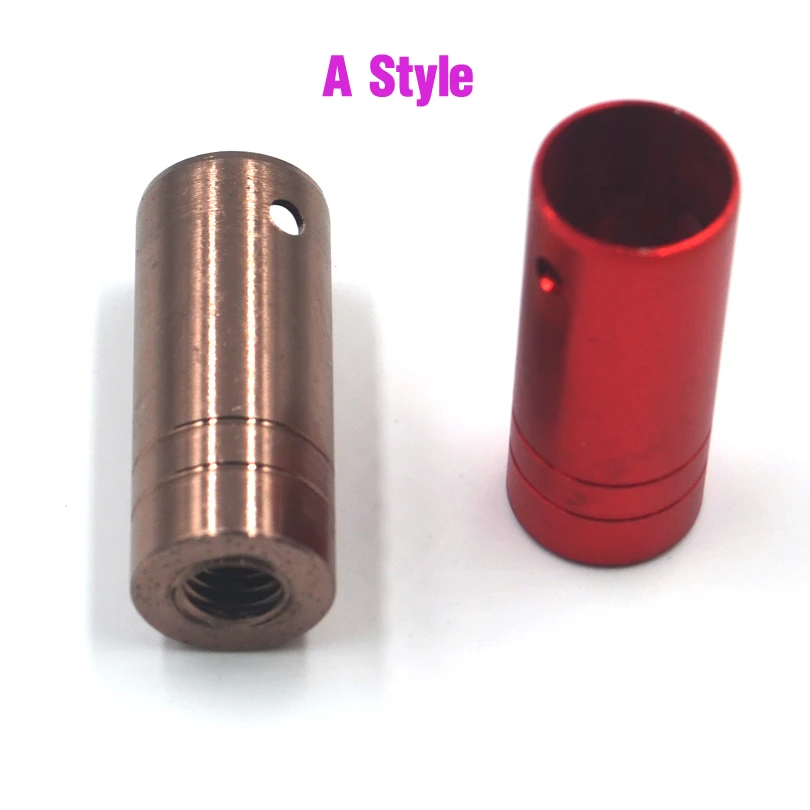 MNFT adaptador de rosca de mango de red de tornillo M8, caña de pescar convertida en conector de cabeza de red Dip, 2 estilos de diámetro interior, 10mm, 12mm, 1 ud. - imagen 3