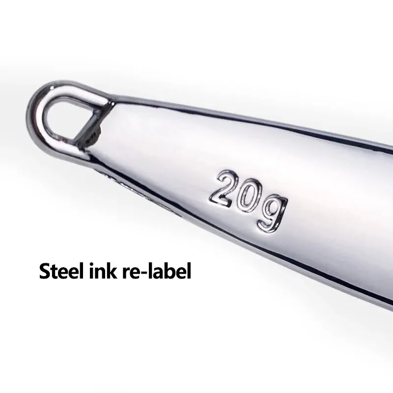 BURLE-señuelo de pesca Jigging de Metal de aleación de Zinc de alta calidad, ojos 3D, cebo de pesca de peces, plantilla de plomo, señuelo de pesca exquisito - imagen 5