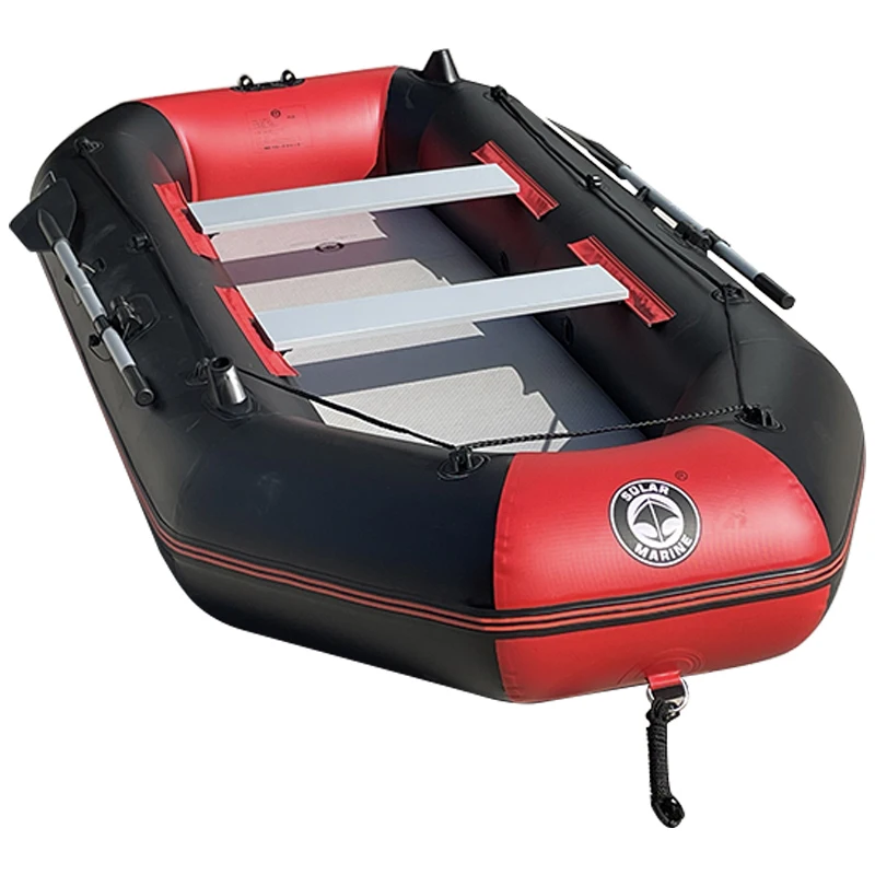 SolarMarine 2,7 M 4 personas 0,9 PVC barco inflable pesca Kayak grueso y resistente al desgaste canoa estera de aire suelo con todos los accesorios - imagen 5
