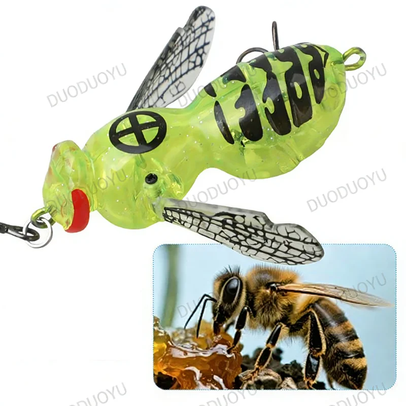 Señuelo duro flotante Duoduoyu – Insecto artificial para lubina y lucio - imagen 4