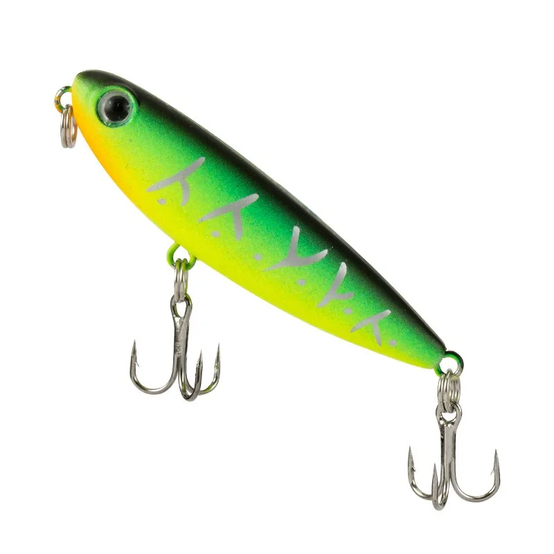 Topwater-señuelo de pesca para Andador de superficie, cebo duro Artificial para lubina de agua salada, 67MM, 6g - imagen 4