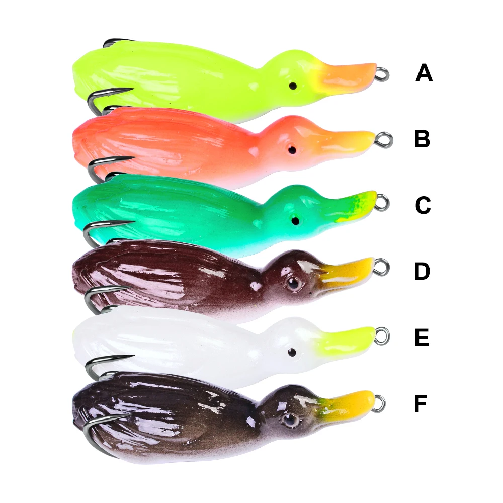 PROBEROS-cebos blandos de 10,5 cm-21g de pato, señuelo Artificial para Pesca de carpa, Isca flotante, Wobblers de silicona - imagen 2