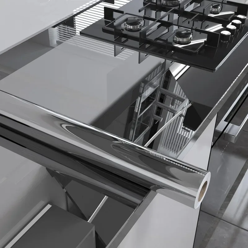 Rollo de 5m de 60cm de ancho, papel tapiz de mármol impermeable, pegatina de papel para pared, autoadhesivo para baño, cocina, encimera, película decorativa para el hogar