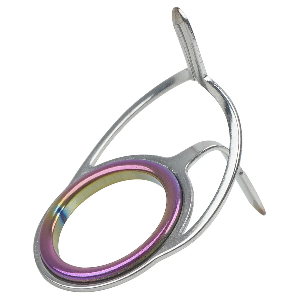 Un ojo de pesca de alta calidad con un diseño elegante de color arco iris