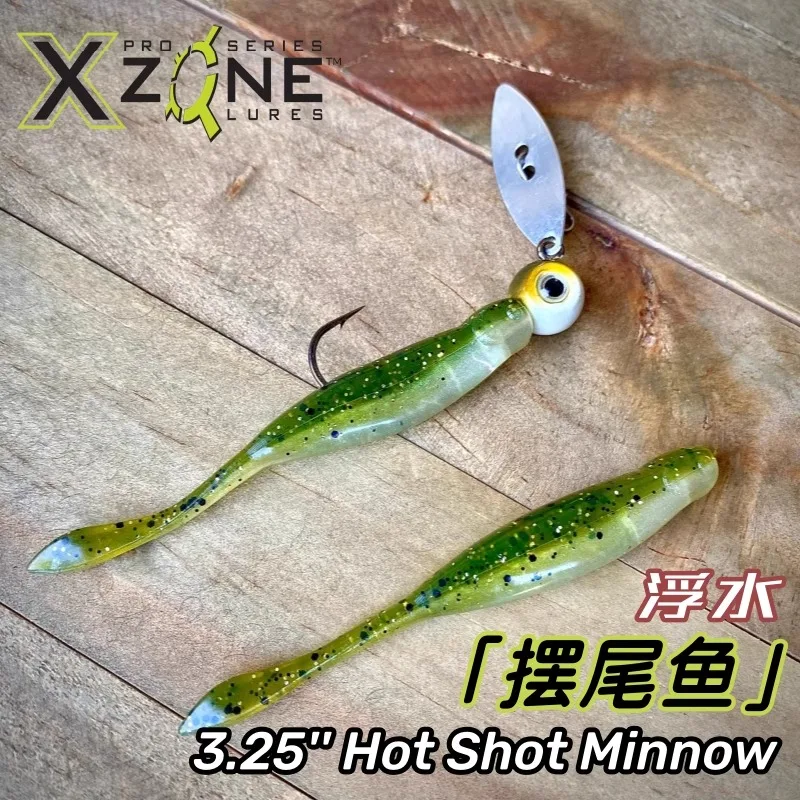 XZONE-Lote de cebos flotantes para tiro en caliente, lote de 8 unidades/bolsa de 3,25 pulgadas y 8,2 cm, cebo blando para tiro en gota, aparejo de DAMIKI, aparejo de NED, bajo giro - imagen 3