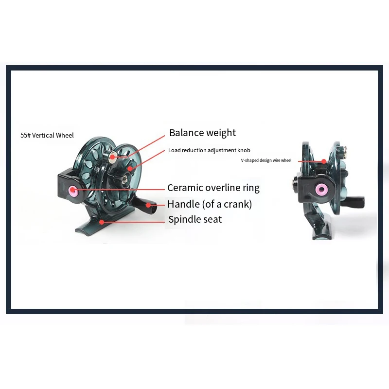 Carrete ABS ultraligero para pesca de carpa – Diseño clásico - imagen 3