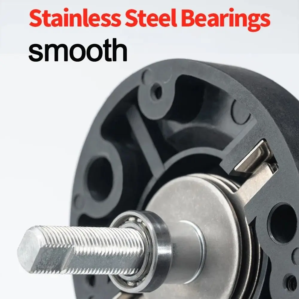 Carrete giratorio, enrollador de línea de pesca, estreno americano, carrete de pesca antioxidante, carrete de pesca resistente, carrete de pesca Baitcasting - imagen 3