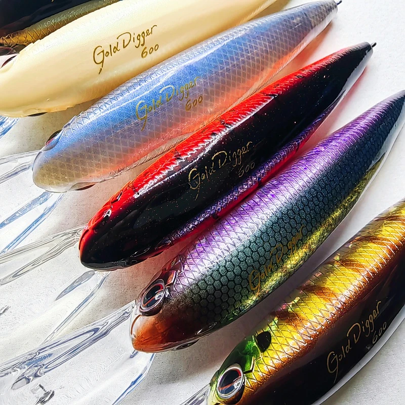 Japón EG Evergreen buceo menor excavadora de oro 600 Kikumoto Shunwen piedra Piebald Doman cebo - imagen 3