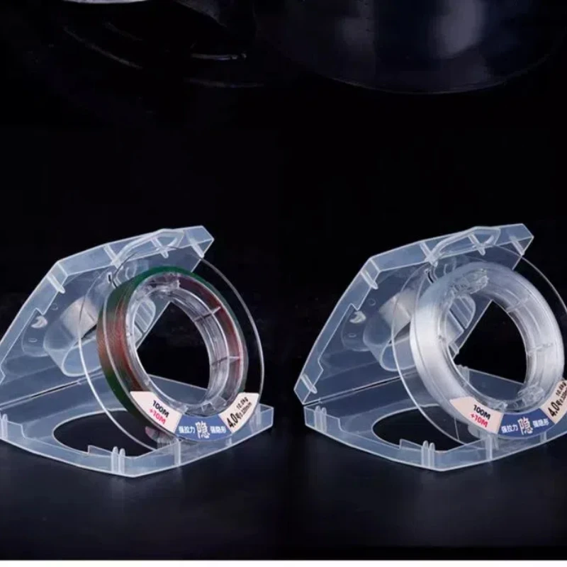 Sedal de pesca de nailon, línea principal especial de 110m, fuerte tracción, Invisible, antienredos, aparejos - imagen 5