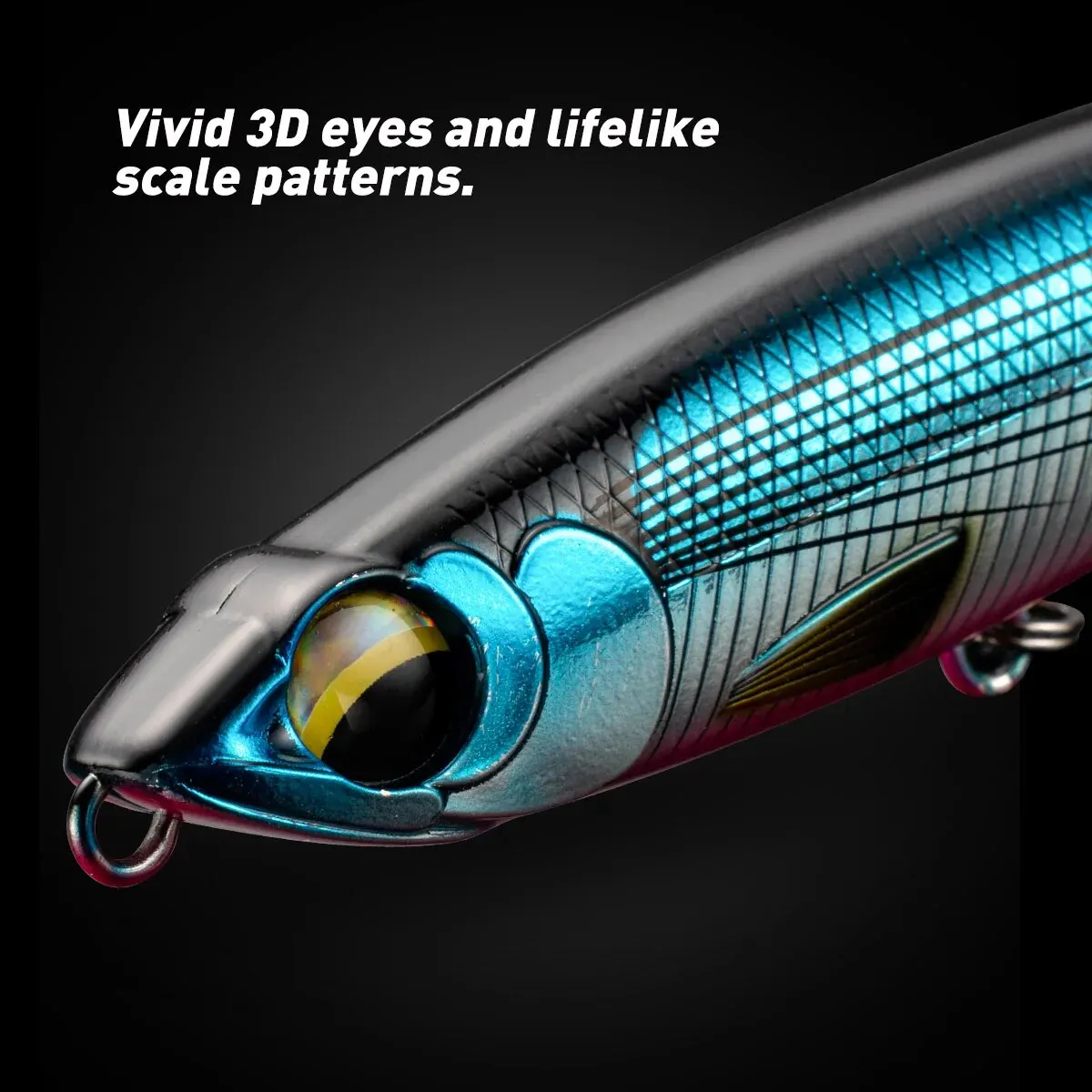 Señuelos de pesca con lápiz que se hunden, 4 Uds., 110MM, 60G, señuelo de pesca de mar, cebo duro Artificial para atún marino, señuelo de pesca GT con anzuelo fuerte - imagen 4