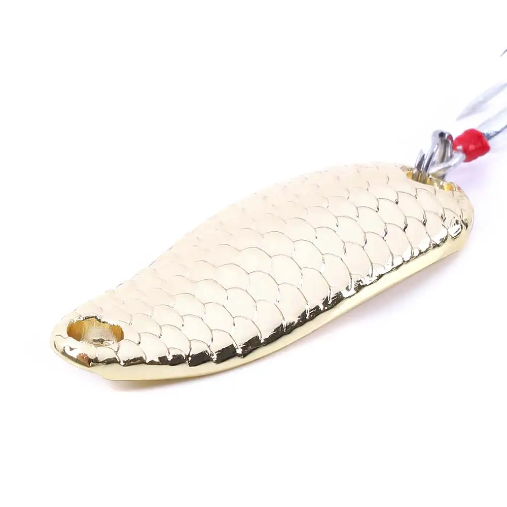 Cucharas metálicas con pluma – Wobbler para trucha y lubina - imagen 3