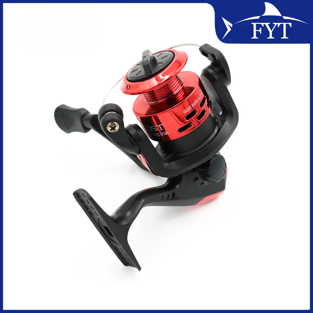 1 Uds nuevo producto carrete de Pesca serie 3BB carrete giratorio para alimentador Pesca mango de madera carretes de Pesca Pesca CK200 - imagen 3