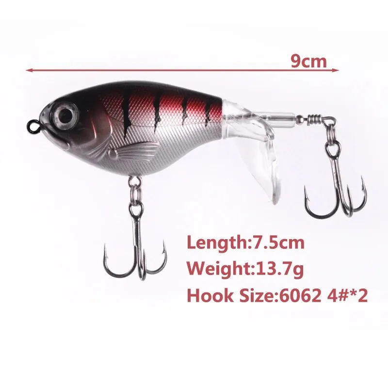 Burle Topwater-Cebo de insectos de superficie Popper de 14g, Tractor de onda flotante, escalada de agua dulce, alas móviles, lubina, pesca - imagen 4