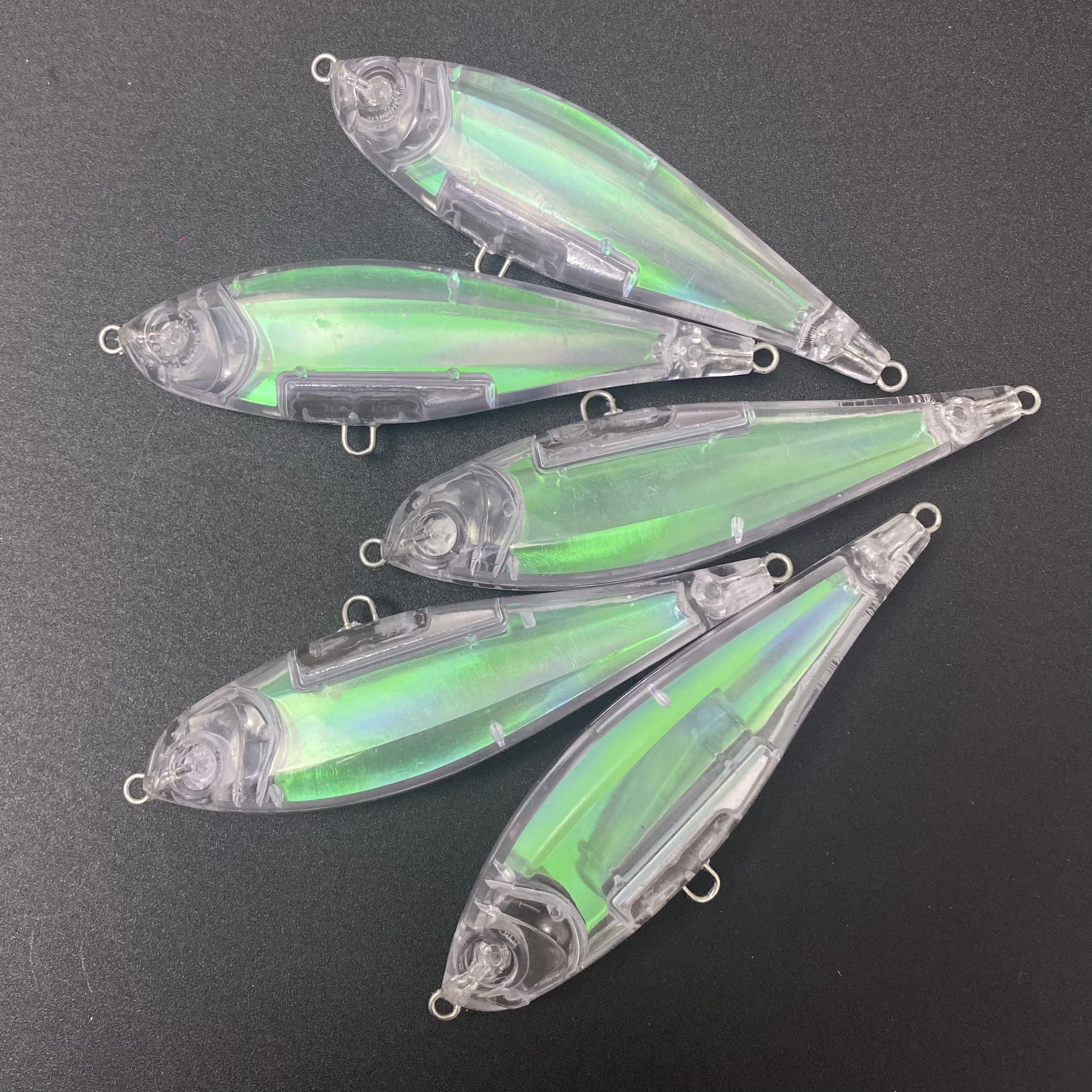 50 Uds 110mm 25,8g espacios en blanco sin pintar lápiz que se hunde pesca carpa trucha aparejos de Pesca Twitchbait Isca Pesca Wobblers espacios en blanco 9079 - imagen 2