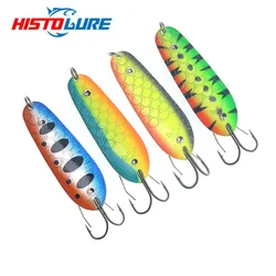 1 Uds cebo de pesca giratorio 70mm 15g pesca cuchara de Metal señuelo de trucha pesca Wobblers Spinner cebo duro