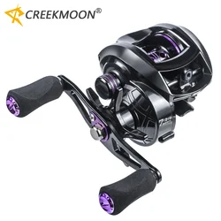 Carrete Baitcasting metálico con freno magnético para curricán