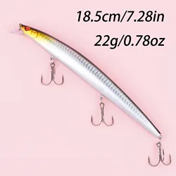 Señuelo Minnow Flyer flotante largo alcance para lubina y lucio