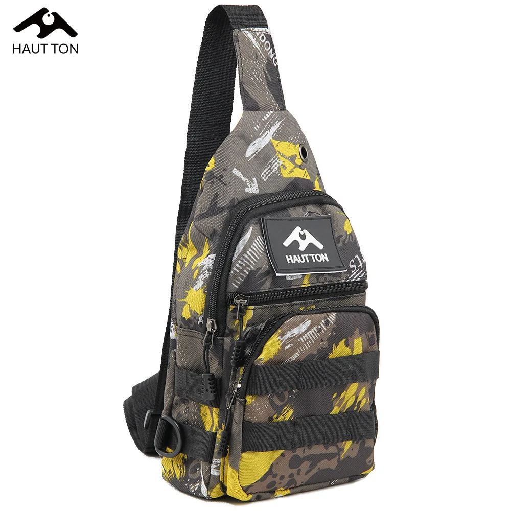 Bolsa de pesca camuflaje multifunción con bandolera y soporte caña - imagen 4
