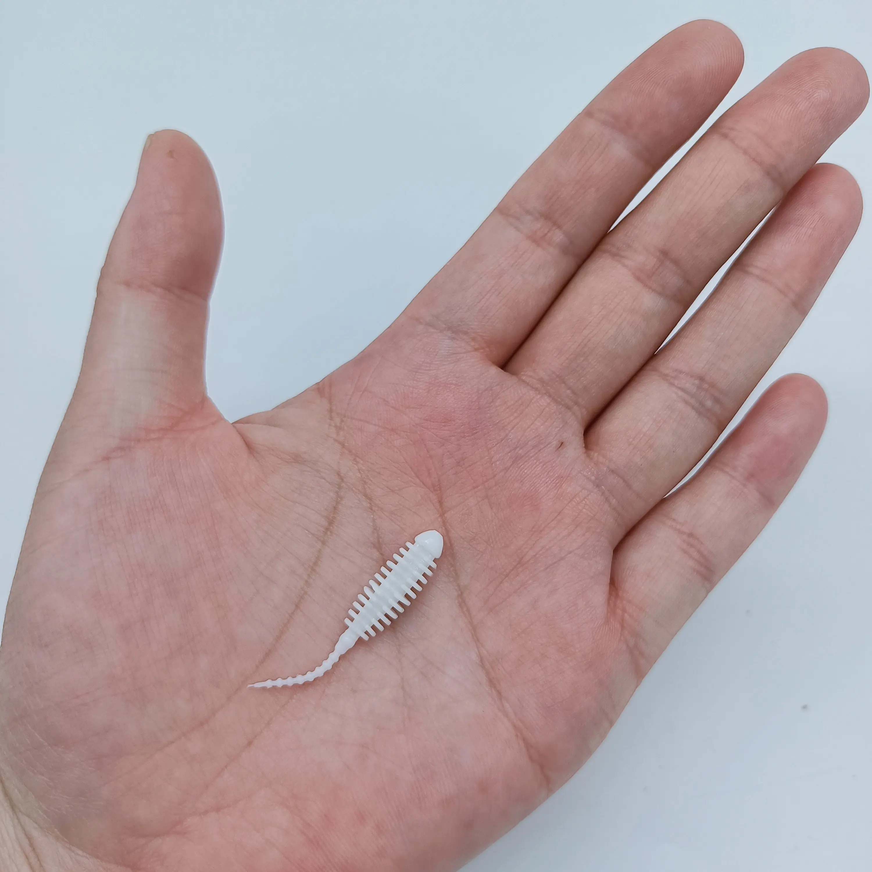 DUODUOYU, 10 Uds., nuevo señuelo suave AJING, Señuelos de pesca Rockfish, 0,2g/3,5 cm, MINI cebo Artificial, Swimbaits, plantilla, señuelo, aparejos de gusano Wobber - imagen 3