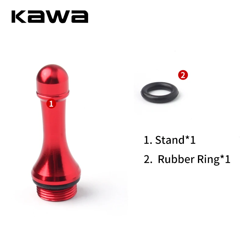 Kawa nuevo 1 pieza soporte de carrete de pesca tornillo diámetro 10,5mm traje para la mayoría de carretes giratorios mantener el equilibrio accesorio peso 3,2g longitud 36,5mm - imagen 5
