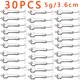 30PCS-5G-Silver