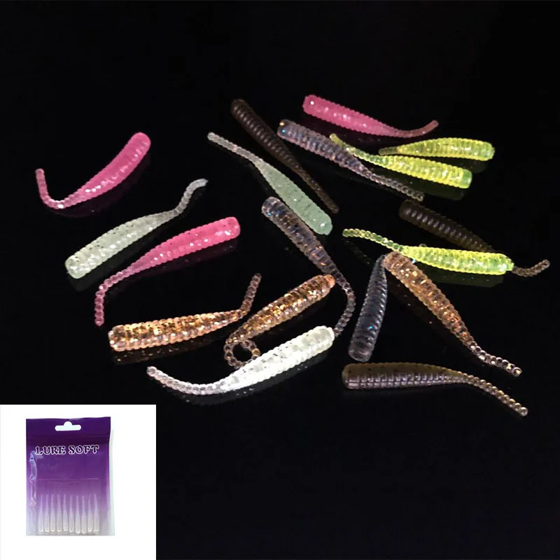 Mini jig swimbait artificial para carpa – Señuelo de vinilo flexible - imagen 4
