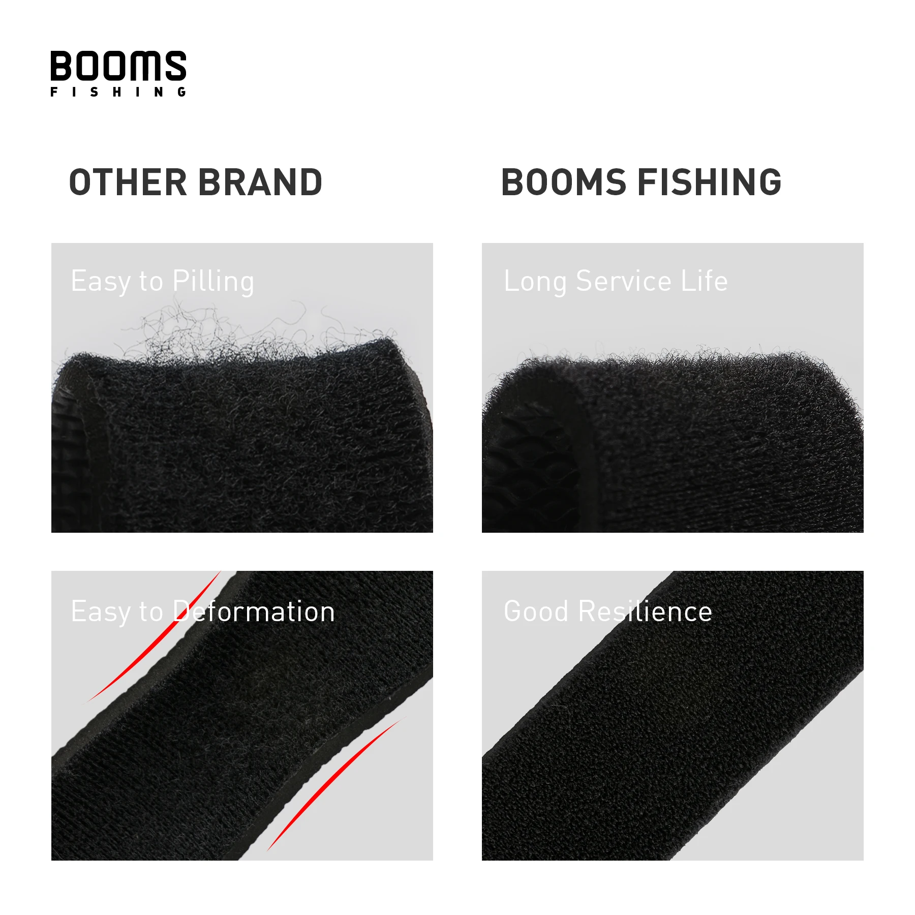 Booms Fishing RS3 soporte para caña de pescar correa de cinturón con tirantes de amarre para caña cajas de aparejos de pesca caja de herramientas accesorios 10 Uds - imagen 5