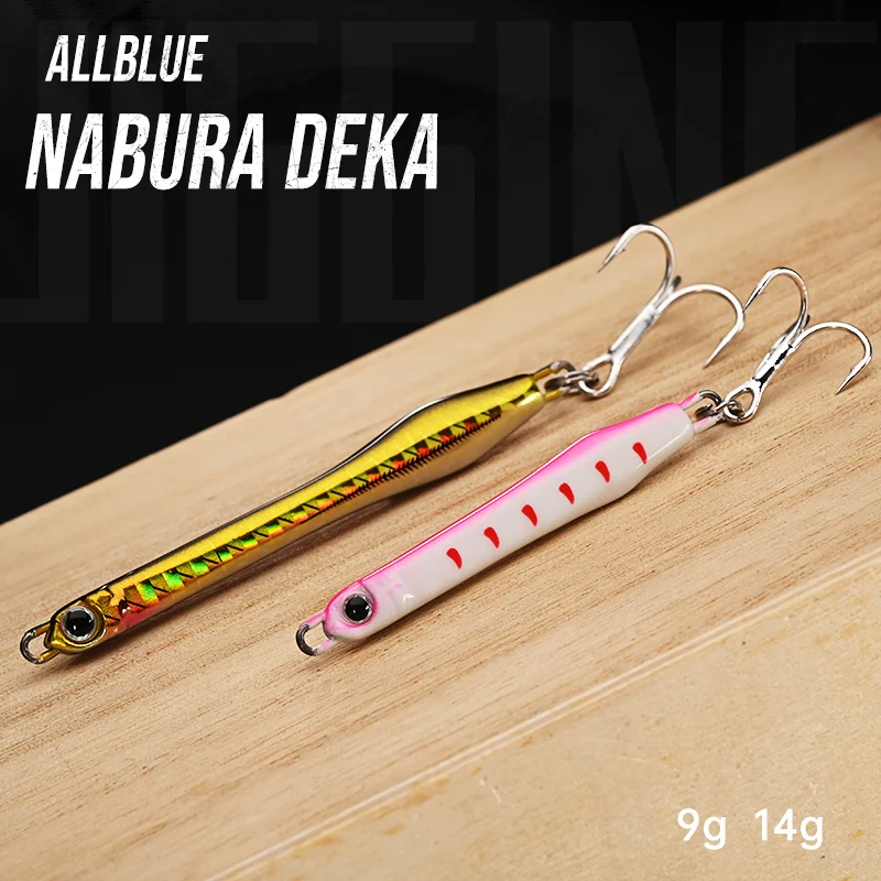 ALLBLUE Nabura Deka – Jig metálico para lubina desde orilla