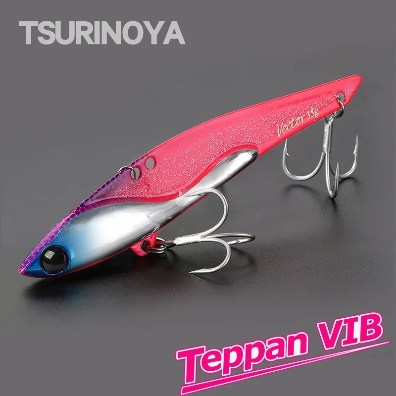 TSURINOYA fundición de larga distancia Metal VIB DW38C Winer hielo Jigging vibración Metal duro señuelo Wobblers Swimbait 105mm 35g - imagen 2