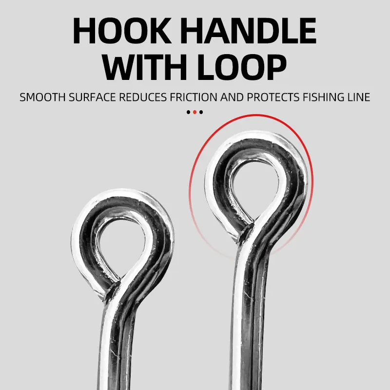 20 unids/bolsa anzuelo de marea 92247 anzuelo de pescado de pico torcido doble backspinal anzuelo recto acero alto en carbono equipo de pesca al por mayor a granel - imagen 4