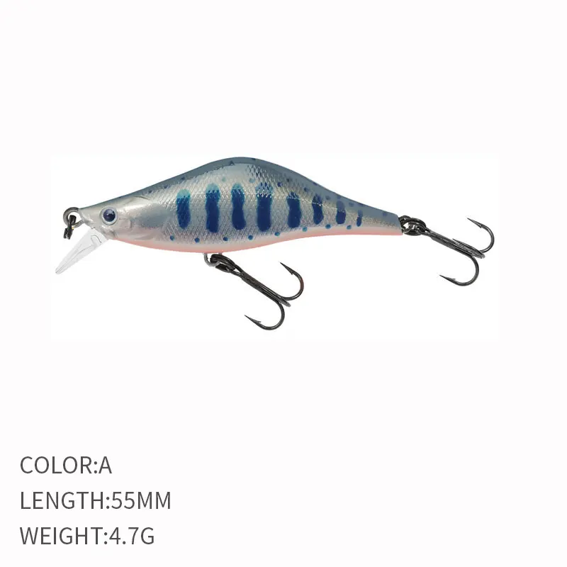 Mini señuelos de pesca de pececillos que se hunden, 55mm, 2022g, cebo Artificial, Wobbler, trucha, lubina, pesca de carpa, novedad de 4,7 - imagen 3