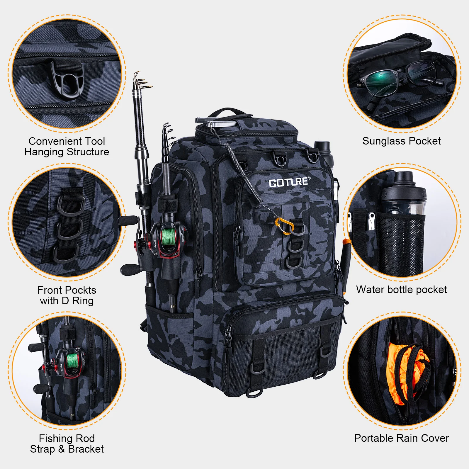 Mochila Goture en uso exterior